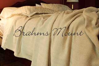 Brahms 100% Cotton Blankets - Herringbone