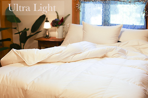 Cascade Made™ 700 Down Comforter - Queen Size Ultra Light Warmth