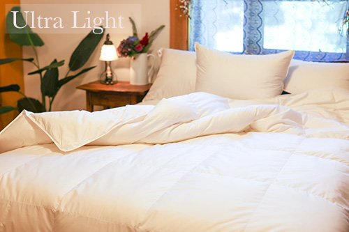 Cascade Made™ 900 Down Comforter - King Size Ultra Light Warmth