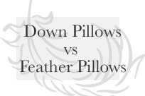 Down pillowsvs. feather pillows