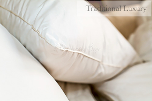 Traditional Luxury&amp;trade; Canadian White Goose Down Pillow - Queen Size