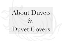 About the difference between a duvet and a duvet cover