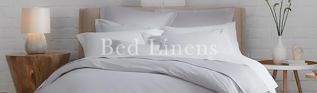 image of a bed, with bed linens