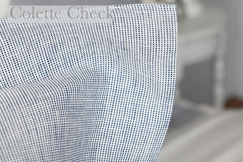 St. Geneve Colette Check - Pillow Sham Detail
