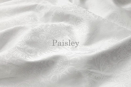 Schlossberg of Switzerland Jacquard Essentials - Paisley Blanc