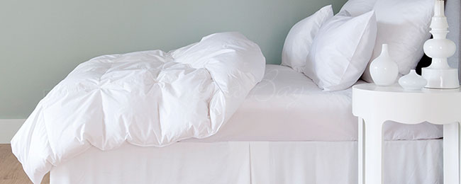 Image of a Canadian goose down comforter