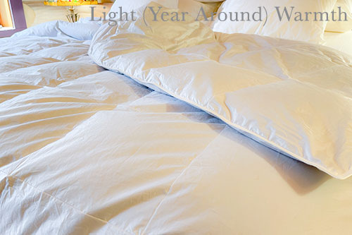 Twin Size Eiderdown Comforter (King Size Shown)
