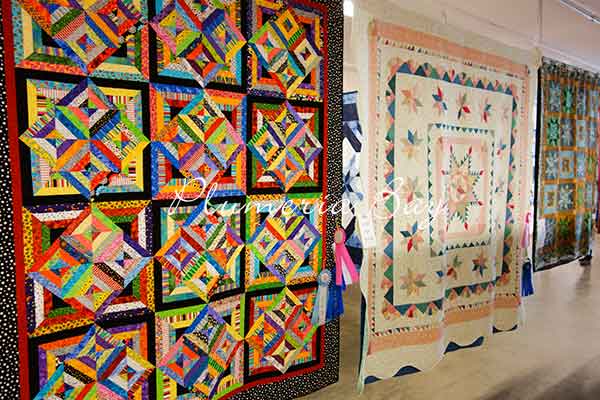 image of quilts at the local county fair