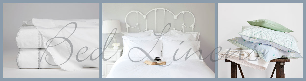 image of a bed, with bed linens