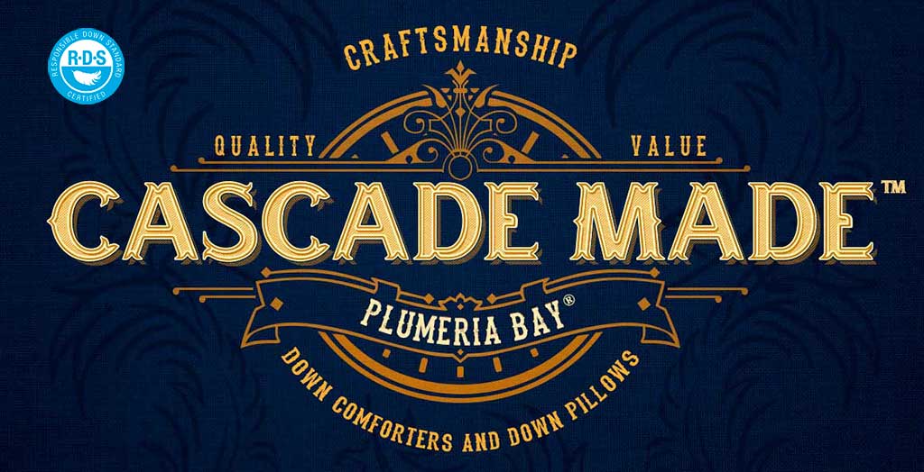 Plumeria Bay Cascade Made is RDS Certified