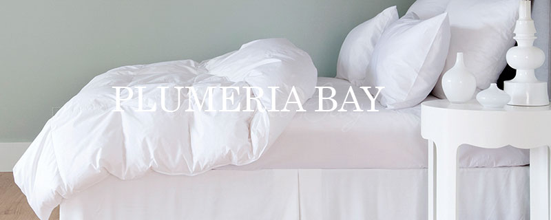 A Plumeria Bay Queen Size Down Comforter