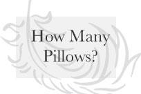 How Many Pillows
