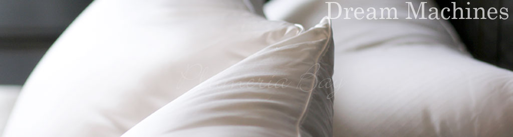 image of down pillows
