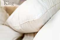 King Size - The Plumeria Polish White Goose Down Pillow sdpk