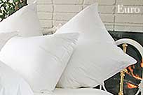 Euro Square - Traditional Luxury Canadian White Goose Down Pillow dpe