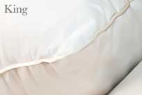 King Size - Traditional Luxury Canadian White Goose Down Pillow dpk