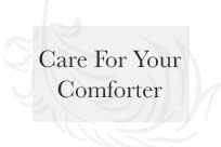 How to care for your down comforter