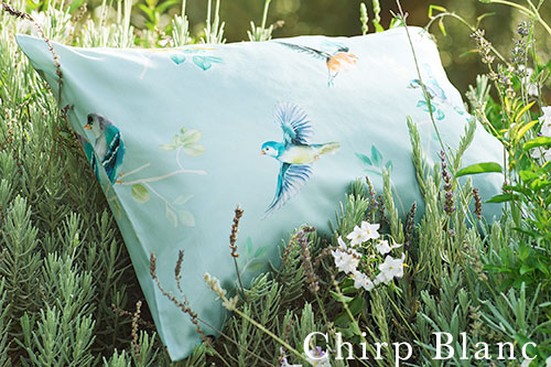 Schlossberg Chirp Blanc Bed Linens
