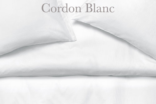 Schlossberg Satin Exquisite Dobby Bed Linens - Cordon Blanc