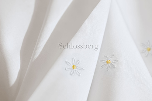 Schlossberg Daisy Blanc Duvet Covers &amp; Bed Linens