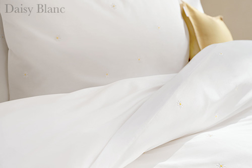 Schlossberg Daisy Blanc Duvet Covers &amp; Bed Linens