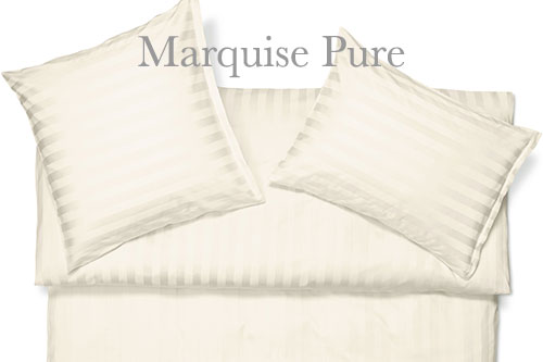 Schlossberg Satin Exquisite Dobby Bed Linens - Marquis Pure