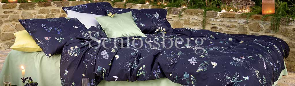 Image of Schlossberg Mid Summer Night duvet cover, pillow shams and pillow cases