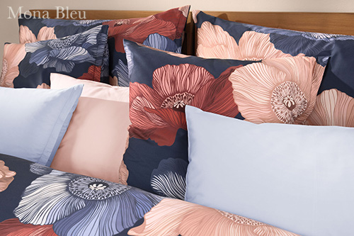 Schlossberg Mona Bleu Duvet Covers &amp; Bed Linens