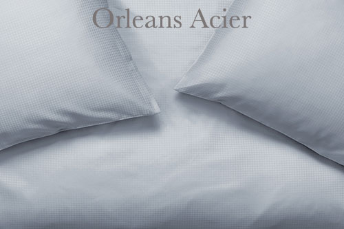 Schlossberg Satin Exquisite Dobby Bed Linens - Orleans Acier