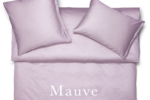 Schlossberg Noblesse Sateen Solid Color Bed Linens - Mauve