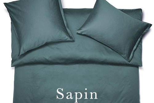 Schlossberg Noblesse Sateen Solid Color Bed Linens - Sapin