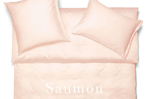 Schlossberg Noblesse Sateen Solid Color Bed Linens - Saumon