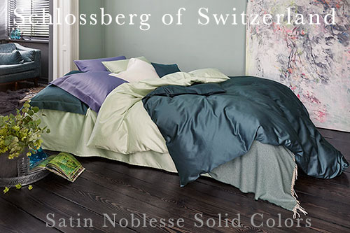 Schlossberg Satin Noblesse California King Size Fitted Sheet