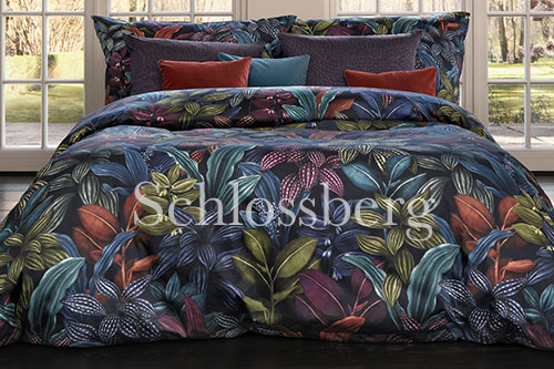 Schlossberg Aramis Bleu Duvet Covers and Bed Linens 