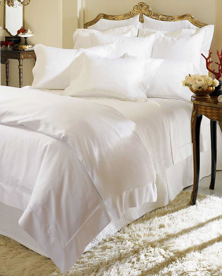 image of Sferra Giza 45 Percale Duvet Cover &amp; Bed Linens
