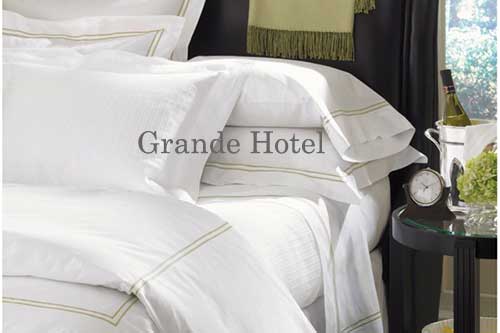 Sferra Grande Hotel Queen Size Fitted Sheet - White or Ivory Only