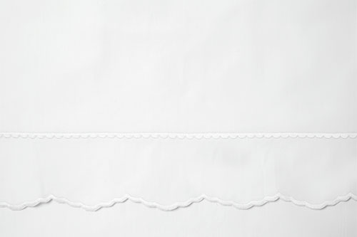 Sferra Pettine Percale Swatch white/white