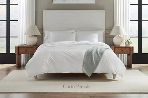 Sferra Giza 45 Corto Percale - Duvet Covers &amp; Bed Linens