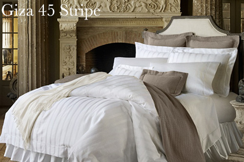 Sferra Giza 45 Dobby Stripe Duvet Covers & Bed Linens