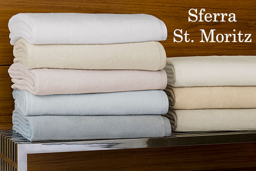 Sferra St. Moritz Cotton Blankets