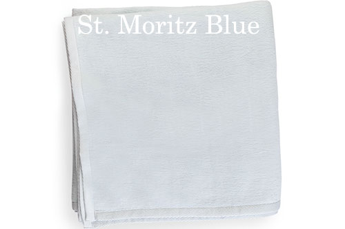 Sferra St. Moritz Cotton Blanket - Blue