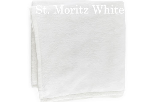 Sferra St. Moritz Cotton Blanket - White