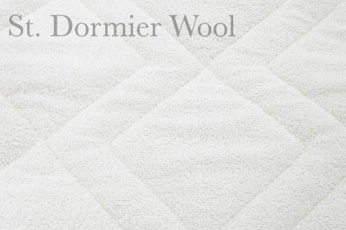 Close Up - St. Dormier Wool Mattress and Featherbed Protector