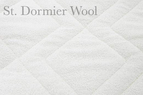 Close Up - St. Dormier Wool Mattress Protector