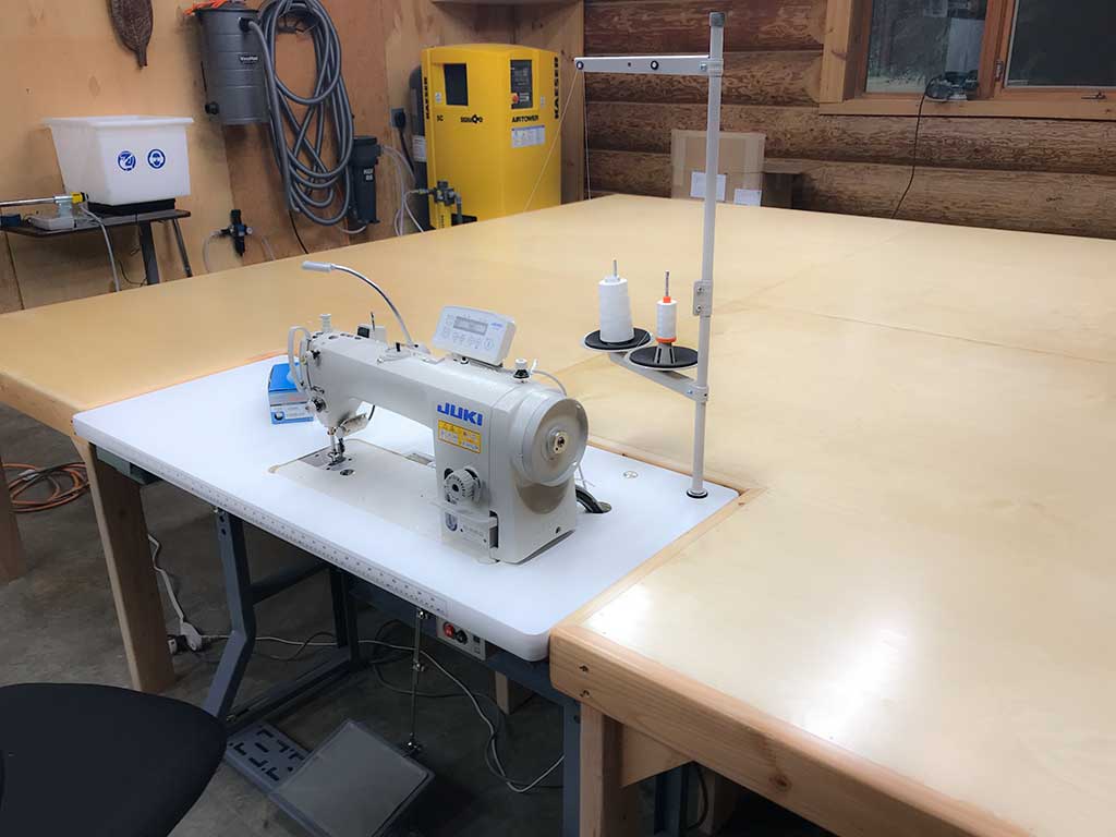 Sewing table is finished - smooth as a baby's bottom!
