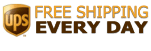 Free shipping via UPS Ground